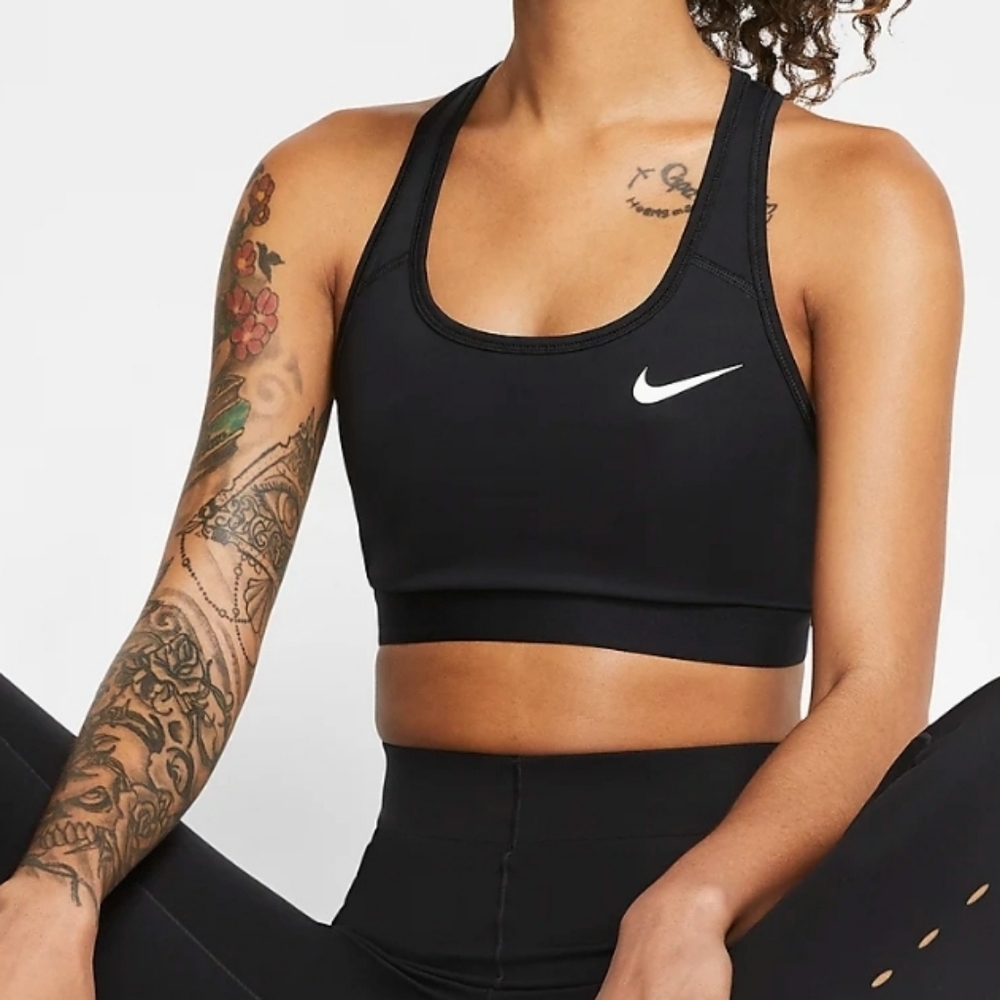 Womens Nike Sports Bra Size:M- Black Athletic bv3900-010 - Picture 5 of 8